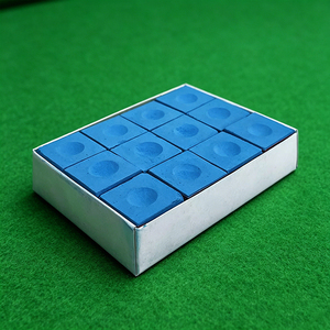 S.Q.F 12 craies de billard bleues à haute friction, carrées, pour billard américain et <span class=keywords><strong>snooker</strong></span>, qualité supérieure, non toxiques, alternative <span class=keywords><strong>Le</strong></span> Pro, antidérapantes - Product Image 2