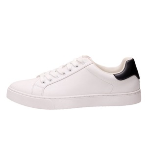 รองเท้าผ้าใบผู้ชายสีดำส้นขาวสไตล์เรโทรปี 2026 รองเท้าลำลองหนังสไตล์เกาหลี รองเท้าสเก็ตบอร์ดคลาสสิก - Product Image 4