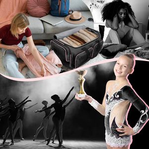 Bolsa de Baile con Perchero, Bolsa de Transporte para Disfraces de Danza, Múltiples Colores, Personalizable, Muestra Gratuita, Bolsas de Lona Chinas - Product Image 4