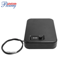 Tragbarer schwarzer digitaler Autos afe Reset Mechanischer digitaler Heims afe Kombination schloss pistole Safe