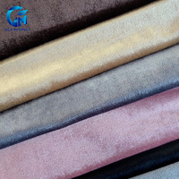 # Velours italien 9F373 de haute qualité 100 % polyester tricoté chaîne, respirant, uni, pour textile de canapé