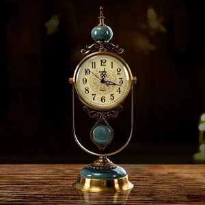 Bán Buôn 2023 Sang Trọng Giá Rẻ Bảng Đồng Hồ Kim Loại Đồng Hồ Cơ Khí Cho Đám Cưới Ủng hộ Khách Quà Tặng Quà Lưu Niệm Cổ Điển Sắt Đồng Hồ - Product Image 3