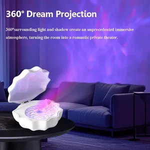 Shell <strong>Light</strong> <strong>Speaker</strong> Wireless Small <strong>Bluetooth</strong> Mini <strong>Speaker</strong> Desktop High Sound Quality Subwoofer Creative Portable Romantic <strong>Light</strong> - Product Image 3