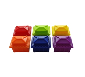 Figuras de Construcción en Miniatura para Juegos de Mesa 3D, Marcadores de Propiedad en Forma de Casa de Plástico Portátiles, Fichas de Juego de Construcción en Miniatura - Product Image 6