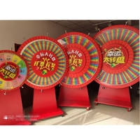 Grande Roue de la Fortune pour Jeu de Loterie, Promotion en Magasin, Motif Personnalisé, Roue Interactif Personnalisable avec Roues