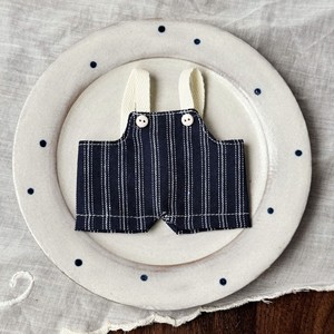 Ensemble de vêtements personnalisés de 17 cm, salopette rétro rayée, tenues et accessoires pour poupées de 10 cm, vente en gros - Product Image 2