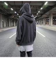 Sweat-shirt personnalisé pour hommes, streetwear, dropshipping, avec double capuche