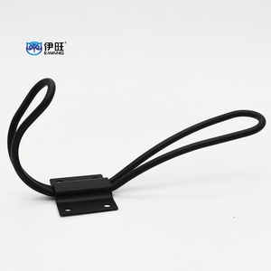 EWANG Double Vintage Organizer <b>Hanging</b> Wire Hook <b>Clothes</b> Hanger <b>Wall</b> <b>Mounted</b> Rustic Coat Hooks - Product Image 5