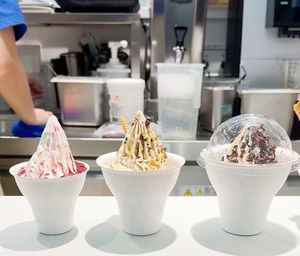 160ml 200ml 300ml 360ml dùng một lần Ice Cream bao bì Ice Cream container với nắp giấy Ice Cream cup - Product Image 2