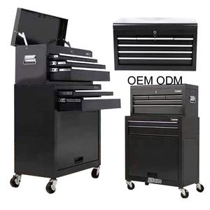 Chariot à outils mobile en métal robuste <span class=keywords><strong>Goshen</strong></span> à 11 tiroirs, personnalisé OEM/OBM, entièrement étanche, armoire à outils portable - Product Image 1