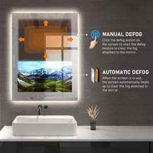 Espejo Vercon con pantalla táctil para baño de 10,1 pulgadas con sistema operativo <span class=keywords><strong>Android</strong></span> integrado con control inteligente Wi-Fi habilitado para espejo habilitado para <span class=keywords><strong>Bluetooth</strong></span> - Product Image 4