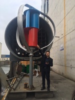 Sur la grille 10kw usage domestique éolienne à axe vertical générateur VAWT