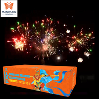 Feux d'artifice Liuyang 1.3G 138 coups 0.8 pouce professionnels en forme de gâteau avec effets de couleur en forme de W