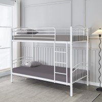 Lit superposé moderne en métal détachable et séparable pour enfant, pour étudiant