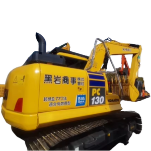 Excavadora de orugas Komatsu PC130 usada pequeña y mediana con caja de cambios esencial y componentes de engranajes - Product Image 1