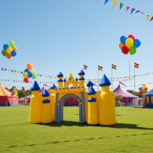 Arche de <span class=keywords><strong>cirque</strong></span> gonflable, entrée de carnaval, jouets gonflables, <span class=keywords><strong>fond</strong></span> de <span class=keywords><strong>cirque</strong></span> gonflable pour décorations de fête - Product Image 5