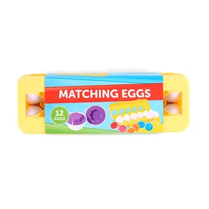 Новый дизайн, цветная форма, познание, имитация яиц, Забавные Игрушки для раннего образования, витое яйцо, пластиковые детские игрушки