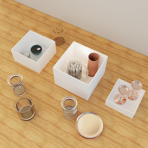 Hiện đại <span class=keywords><strong>Cube</strong></span> hiển thị đứng cho tự chọn đám cưới giáng sinh bên ổn định Trắng thực phẩm Rack hiển thị nhà máy bán buôn - Product Image 3