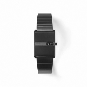 Reloj de Cuarzo Retro Minimalista con Correa de Acero Inoxidable Cuadrada de 26 mm, Pantalla Digital de Lujo, Resistente al Agua, Correa Moderna de 20 mm - Product Image 4