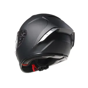 ที่กำหนดเองรถมอเตอร์ไซด์ Headpiece เต็มหน้าแข่งกีฬา DOT ECE ได้รับการอนุมัติหมวกกันน็อคสำหรับโรงงานรถจักรยานยนต์ Armet