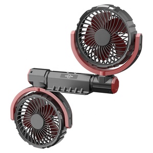 F7201 Double <b>Heads</b> Car <b>Fan</b> Cooler 6 Inches 360 Rotation Brushless Motors 2024 Other <b>Fans</b> Car <b>Fans</b> for Cars - Product Image 2