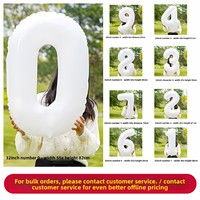 Livraison Rapide Ballons en Aluminium de 32 Pouces Style Américain pour Décorations de Fête d'Anniversaire Thème Alien, Aménagement de Scène Festive, Vente en Gros