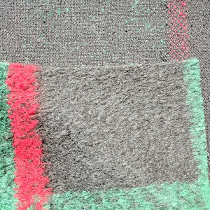 Durable 530GSM Heavyweight Coating Material 20% <strong>Wool</strong> 80% Polyester Green <strong>Red</strong> Plaid <strong>Wool</strong> Fabric for Daily Winter Coat Jacket - Product Image 4