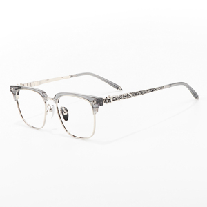 ユニークなデザインの眼鏡透明な女性男性光学処方高級ブランド中国古代スタイル細かく彫られた女性メガネ - Product Image 2