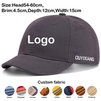 Casquettes de baseball personnalisées brodées, casquettes à visière courte de haute qualité, vente chaude, casquettes de golf pour hommes