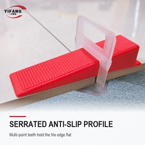 Base de clip nivelador de azulejos blancos de 1mm, <span class=keywords><strong>1</strong></span>.5mm, 2mm, 2.5mm, 3mm, tamaños surtidos para control de desnivel en baldosas de cerámica y porcelana, venta al por mayor - Product Image 3