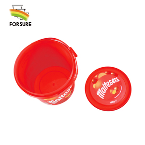 Cubeta de Plástico de 1 Litro para Helado, Envase Redondo de Plástico para Chocolate con Asa, Cubeta de Plástico IML para Clientes - Product Image 4