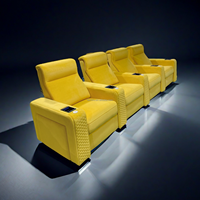 Luxus Modern Power Recliner Sofa Set Hochwertiger Leders essel mit Getränke halter für Home Living Room Mall Villa Keller