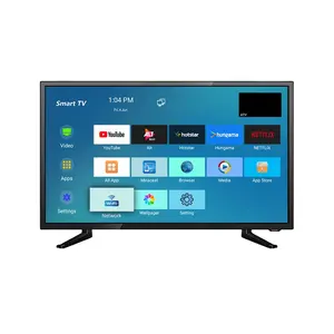 Pcv Oem/Odm Hoge Kwaliteit Solar Led Tv 32 "40" 43 "Lcd Tv V + H Klassiek Zwart Multifunctionele Fhd 2K Tv Ondersteuning Dvb & Smart