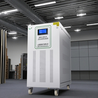 Régulateur de tension automatique 600 kVA triphasé SBW-600KVA en cuivre SVC AC haute efficacité pour les grands équipements mécaniques lourds