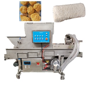 Máquina Automática de Acero Inoxidable para Empanizar Pasteles de <span class=keywords><strong>Calabaza</strong></span>/Nuggets de Pollo/Pescado con Motor para Plantas de Producción - Product Image 1