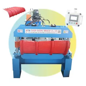 Steel panel hydraulic auto curving roll forming machine