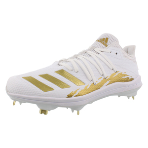 Zapatillas Adidas Afterburner 6 Speed Trap para Hombre, Color: Blanco/Dorado Metálico/Negro Núcleo, 100% Auténticas - Product Image 1