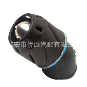 Ensemble de filtre à air modifié pour moto, conique, en aluminium, universel, pour tout-terrain, jaune, rouge, vert, noir, avant - Product Image 5