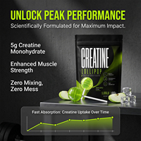 Vitahall OEM Créatine en Sucette Marque Privée Complément Alimentaire Soutien à la Force Musculaire et aux Performances Absorption Rapide 480g