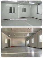 Maison conteneur mobile préfabriquée pliable, logement temporaire, modèle à assemblage rapide 3*6*2.8