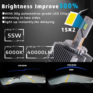 SANVI High Quality D1S D2S D3S D4S D8S 55w 3 Heat Pipe <b>Led</b> <b>Headlight</b> Bulbs D Series Automotive <b>LED</b> <b>Headlight</b> Bulbs Auto Lights - Product Image 6
