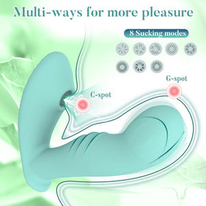 Slijten Afstandsbediening Zuigen Afstandsbediening Opladen Vibrerende Massager Volwassen Erotische Producten Groothandel Vrouwelijke Masturbator - Product Image 3