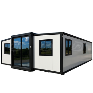 <span class=keywords><strong>Maison</strong></span> conteneur préfabriquée de luxe pliable de 40 pieds - Isolée et étanche, conception modulaire portable avec structure <span class=keywords><strong>en</strong></span> acier - Product Image 1