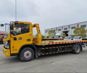 Camión Grúa de <span class=keywords><strong>Plataforma</strong></span> Plana Diésel Foton Usado Barato de 3-15 Toneladas con Cabrestante Hidráulico 4x2 y Transmisión Manual en Venta - Product Image 5