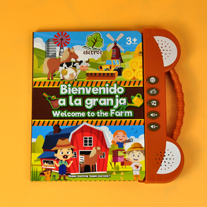 Niños español e inglés español estudio fonético Abc libro de sonido niños juguete interactivo - Product Image 6
