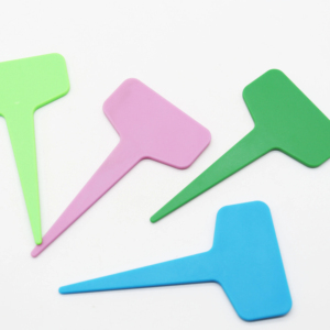 Etiquettes de plantes en plastique colorées pour la marquage des jardins - Product Image 1