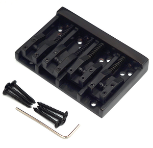 Accesorios de BAJO eléctrico de aleación de Zinc personalizados, puente de 4 cuerdas, placa de cuerdas, puente de cuerdas de guitarra BAJO inferior - Product Image 2