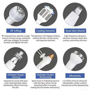Máquina de Hidrodermoabrasión con Diamantes de Alta Calidad 2025, Tecnología de Vacío para el Cuidado Facial con Oxígeno 6 en 1, 7 en 1, Enchufe Estadounidense - Product Image 5