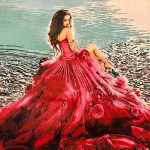 Wholesale naked beautiful chinese girl nude painting For Formal and