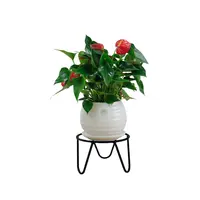 Высококачественная подставка для кованого сада, металлическая стойка для цветочных Горшков